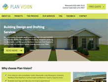Tablet Screenshot of planvision.com.au